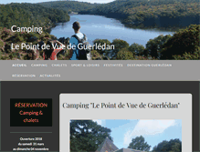 Tablet Screenshot of camping-lepointdevue.fr